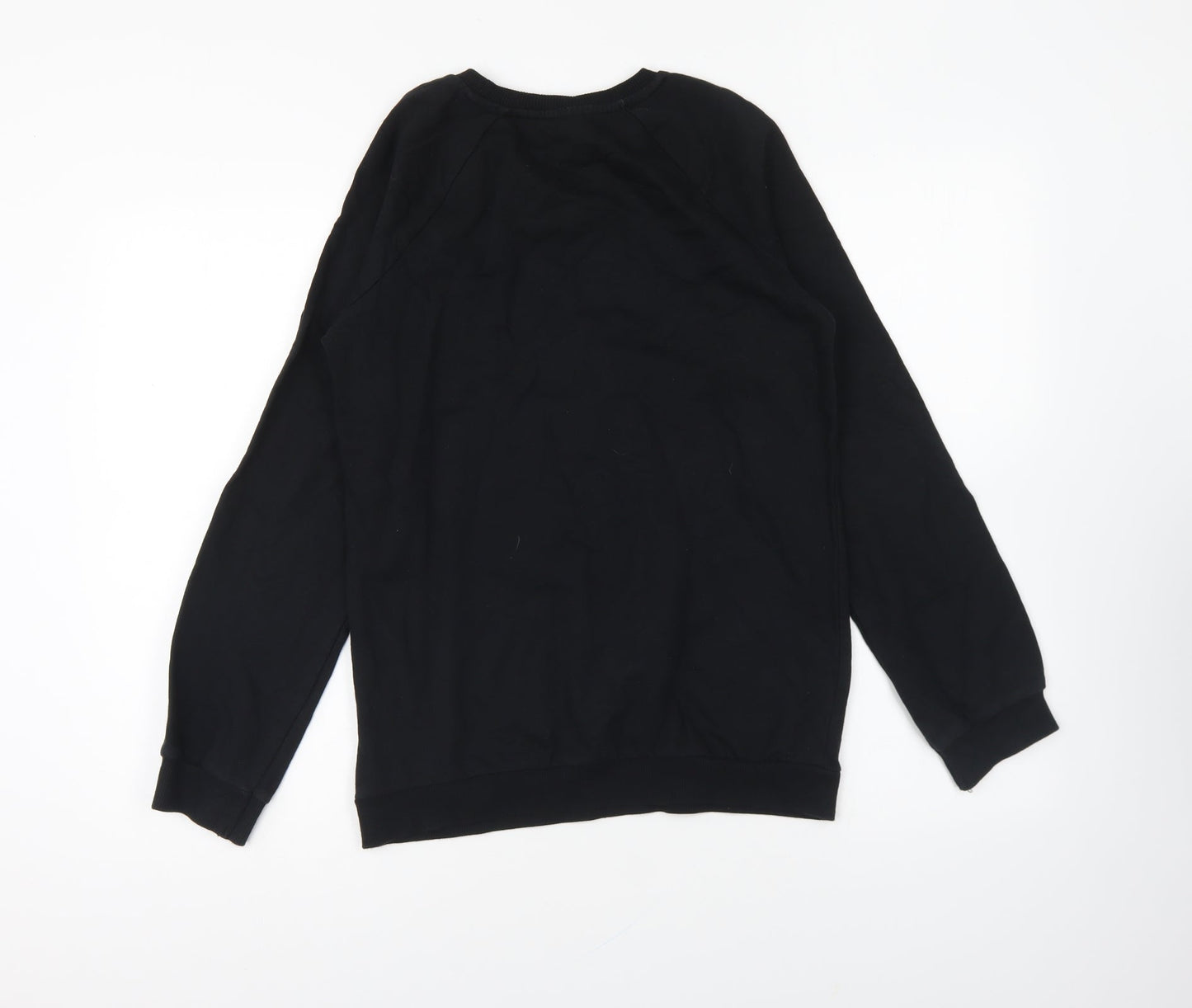George Girls Black Cotton Pullover Sweatshirt Size 13-14 Years Pullover - Minnie Mouse