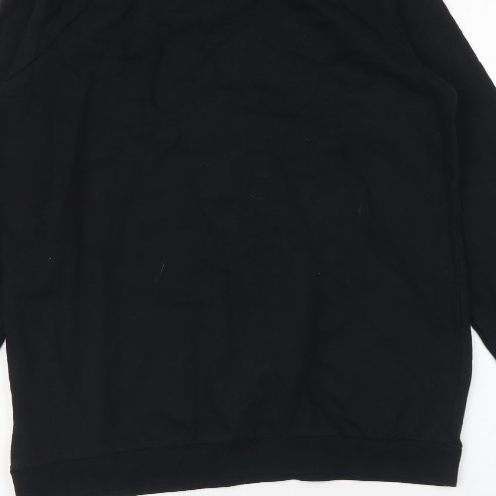 George Girls Black Cotton Pullover Sweatshirt Size 13-14 Years Pullover - Minnie Mouse