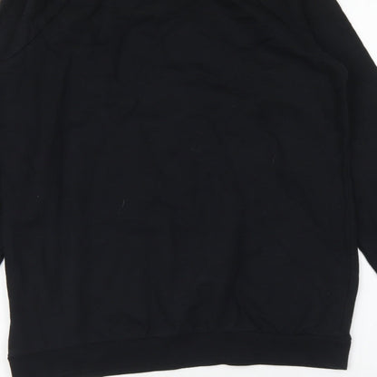George Girls Black Cotton Pullover Sweatshirt Size 13-14 Years Pullover - Minnie Mouse