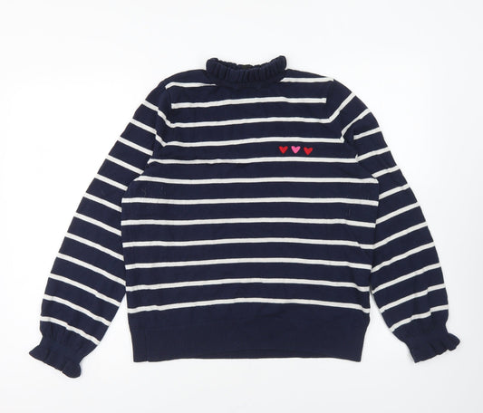 Womens UK Size 14 M&Co Blue Pullover Jumper
