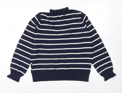 Womens UK Size 14 M&Co Blue Pullover Jumper