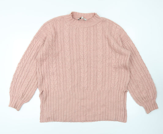 Womens UK Size M NEXT Pink Pullover Jumper