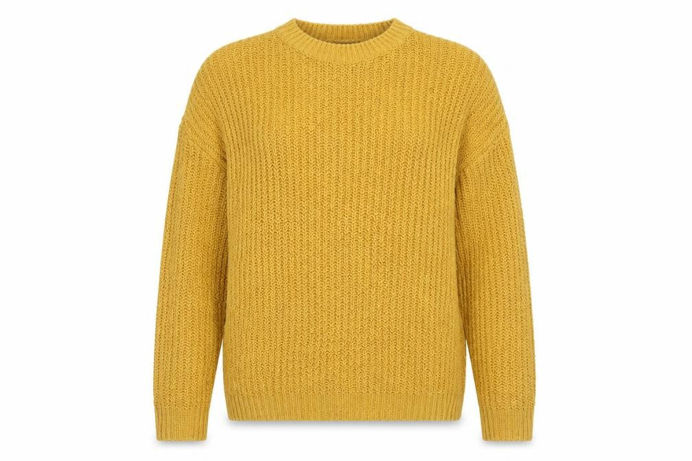Womens UK Size M New Look Yellow Pullover Jumper