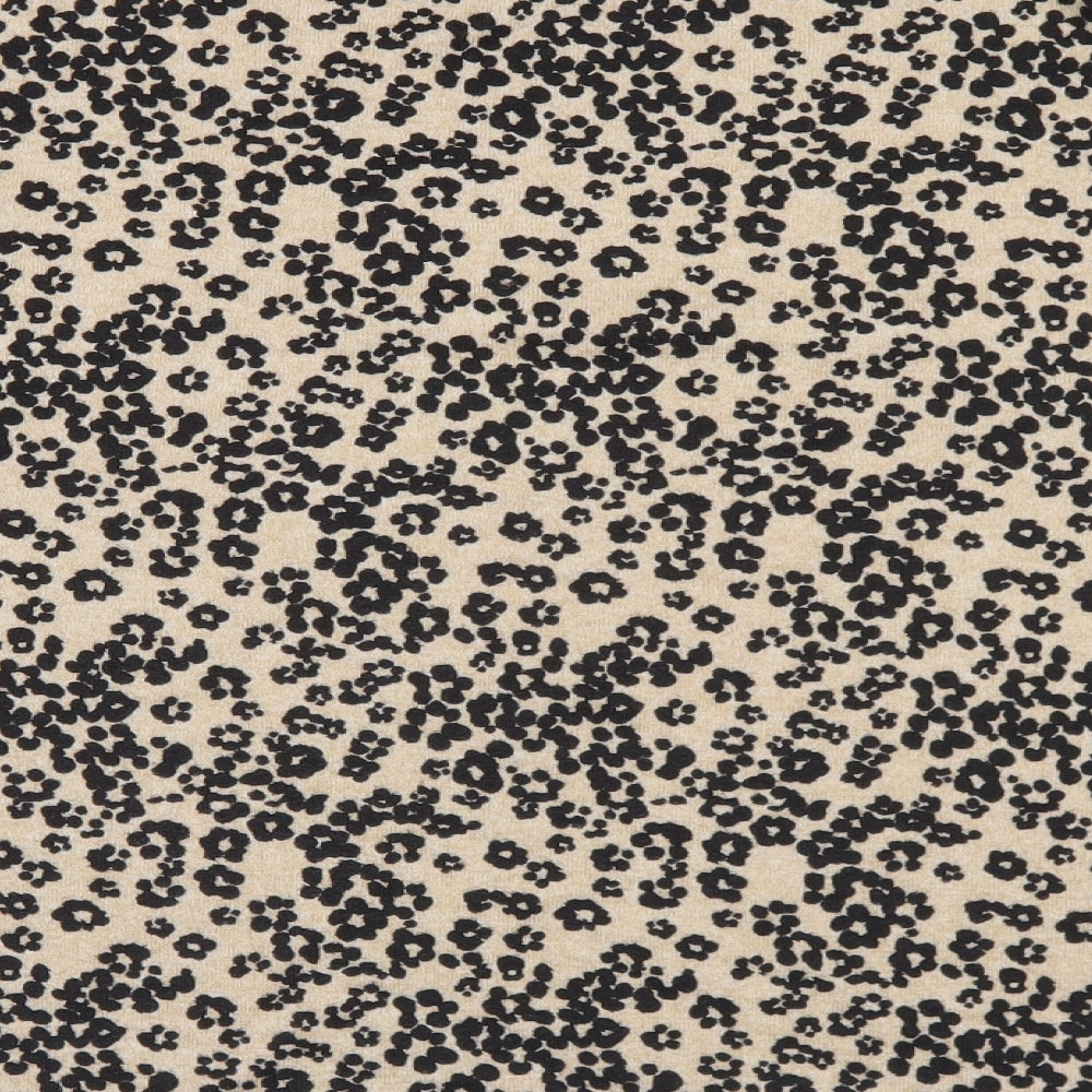 Nutmeg Womens Brown Round Neck Geometric Polyester Pullover Jumper Size 14