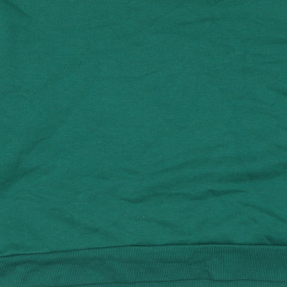 Primark Womens Green Round Neck Polyester Pullover Jumper Size M