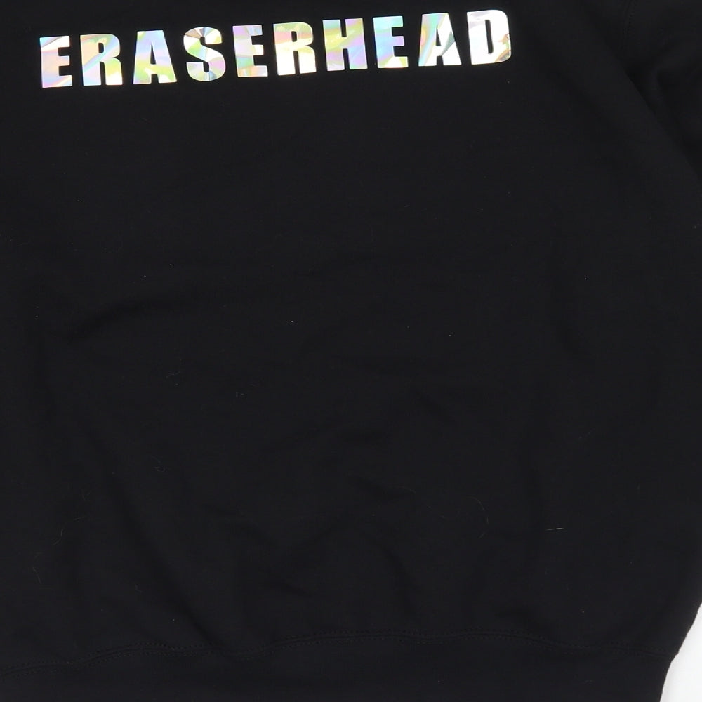Fruit of the Loom Womens Black Cotton Pullover Sweatshirt Size M Pullover - Eraserhead