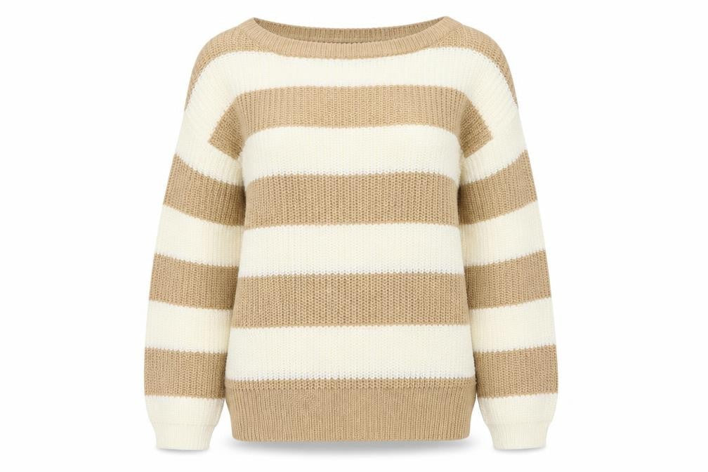 Womens UK Size 8 In the Style Beige Pullover Jumper