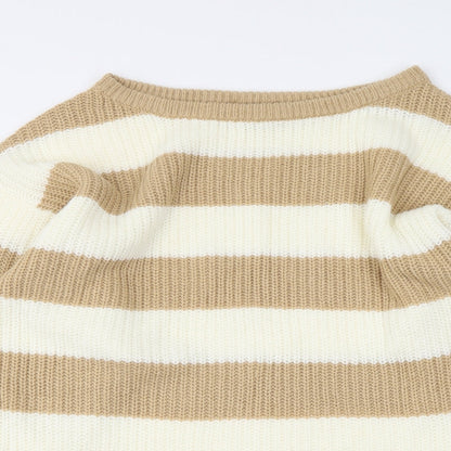 Womens UK Size 8 In the Style Beige Pullover Jumper