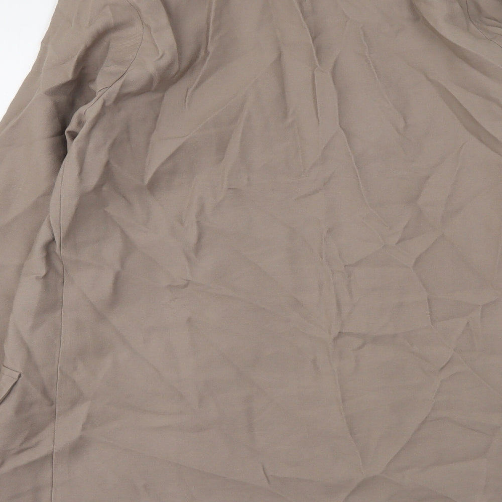 Primark Womens Beige Gilet Blazer Size S Tie