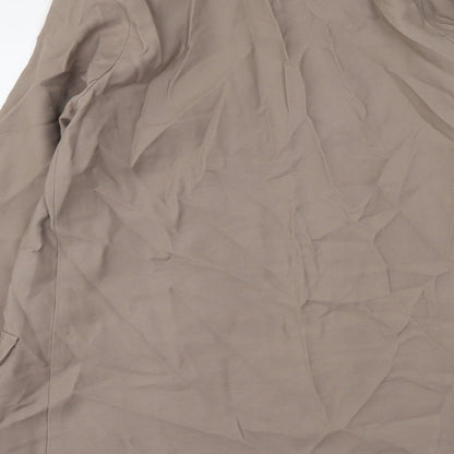 Primark Womens Beige Gilet Blazer Size S Tie