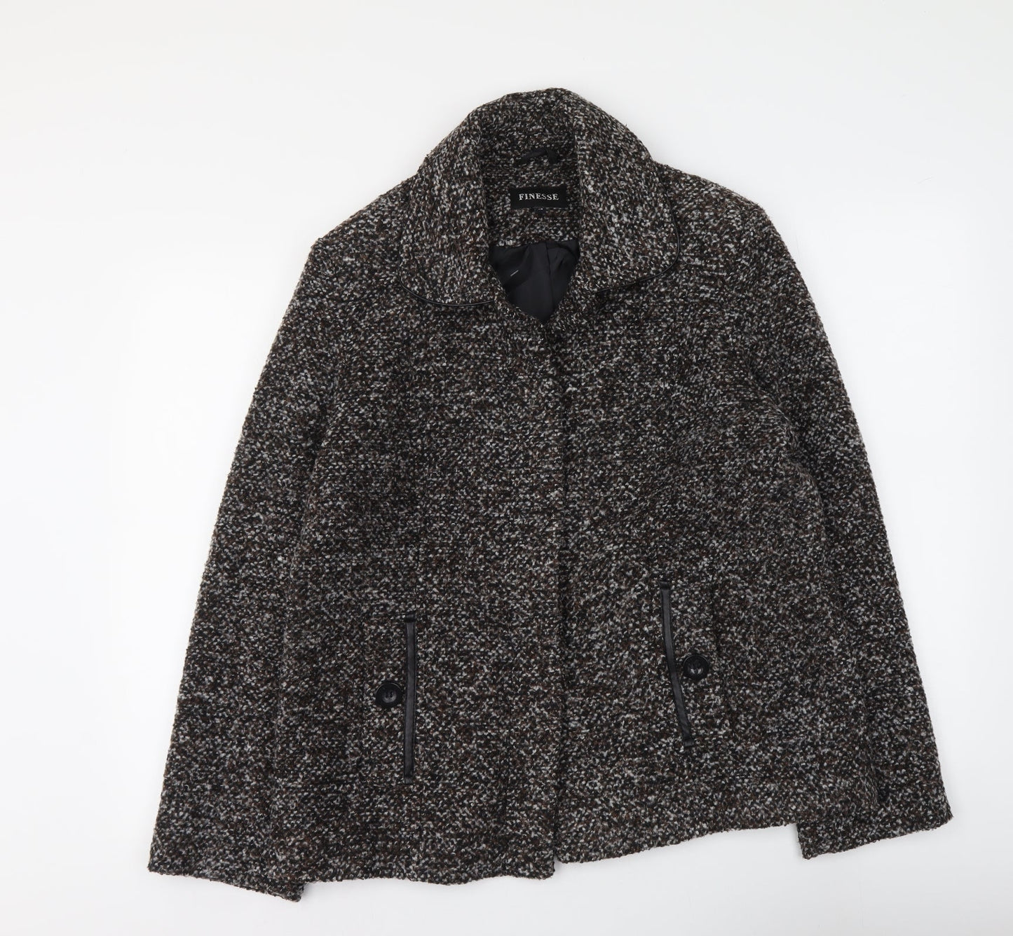 Womens UK Size 14 Finesse Brown Jacket