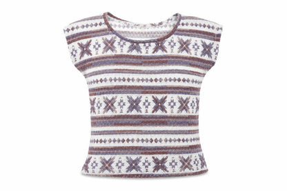 Womens UK Size M Zara Multicoloured Basic T-Shirt