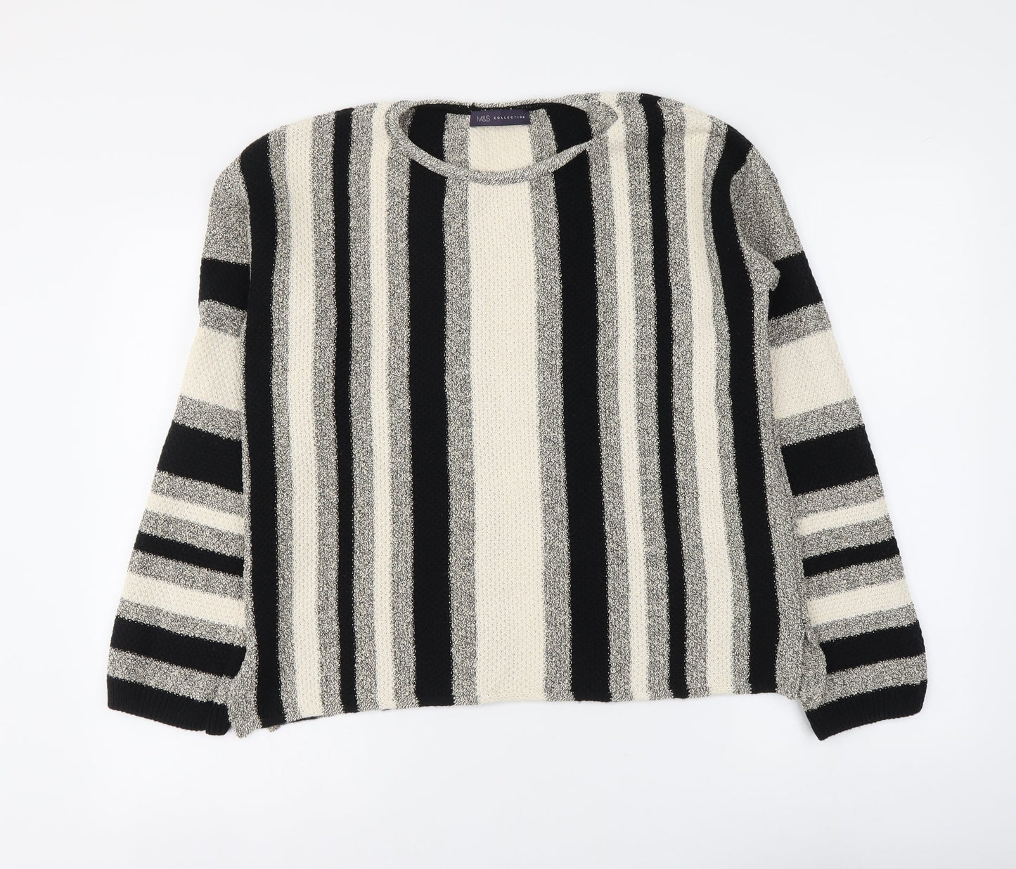 Womens UK Size M Marks and Spencer Multicoloured Pullover Jumper