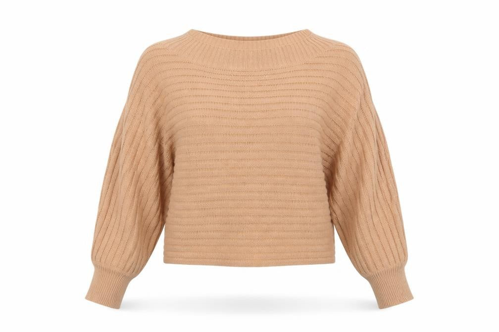 Womens UK Size M SheIn Beige Pullover Jumper