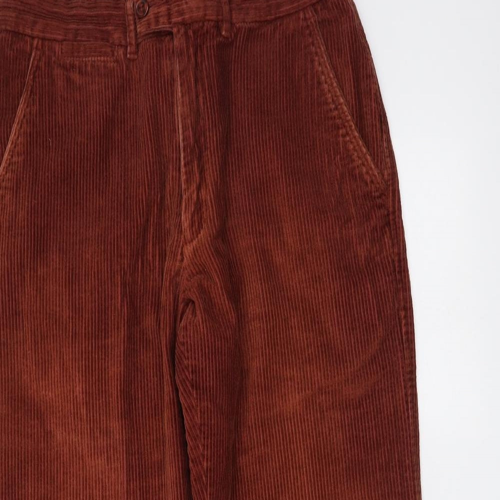 Mens UK Size 30 in Samuel Windsor Regular Fit Straight Brown Jeans