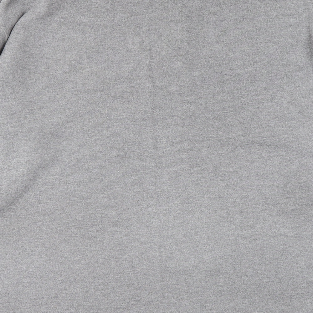 Polar Lights Mens Grey Cotton Polo Size 2XL Collared Button