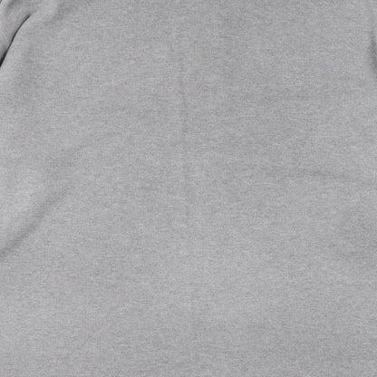 Polar Lights Mens Grey Cotton Polo Size 2XL Collared Button