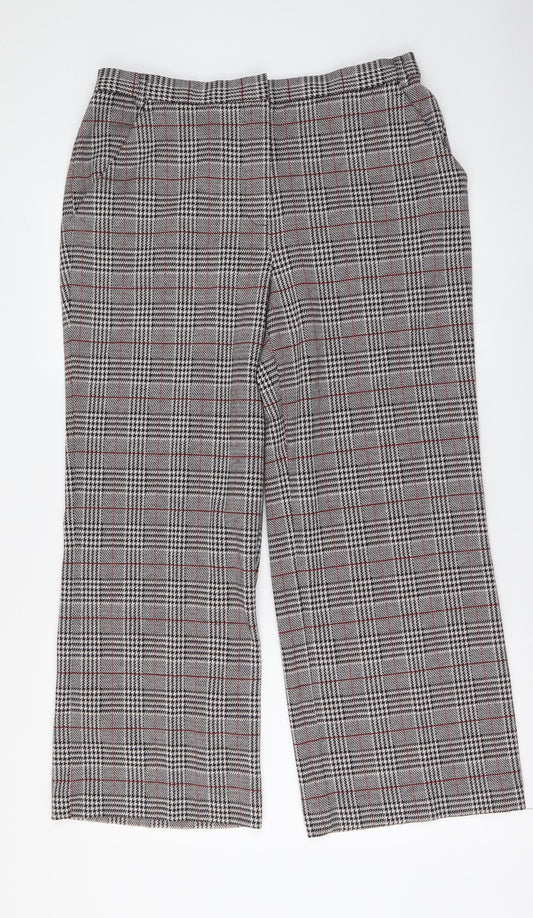 Womens UK Size 18 Damart Regular Fit  Grey Trousers
