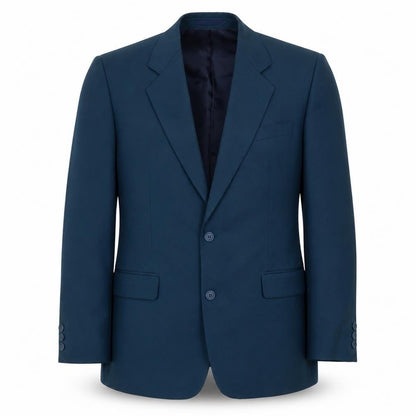 Essentials Mens Blue Polyester Jacket Suit Jacket Size L