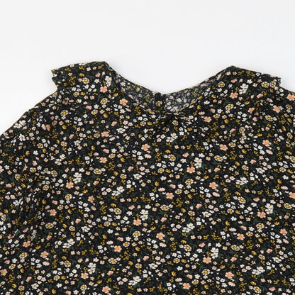 Primark Womens Multicoloured Floral Viscose Basic Blouse Size 14 Collared