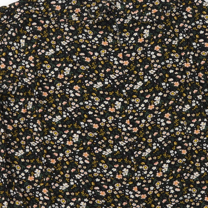 Primark Womens Multicoloured Floral Viscose Basic Blouse Size 14 Collared