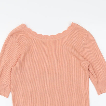 Womens UK Size M Oasis Pink Pullover Jumper