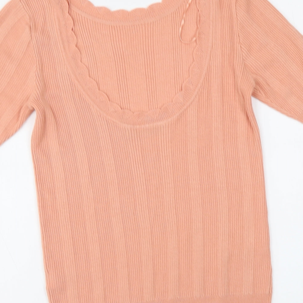 Womens UK Size M Oasis Pink Pullover Jumper