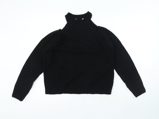 Womens UK Size M PEP&CO Black Pullover Jumper
