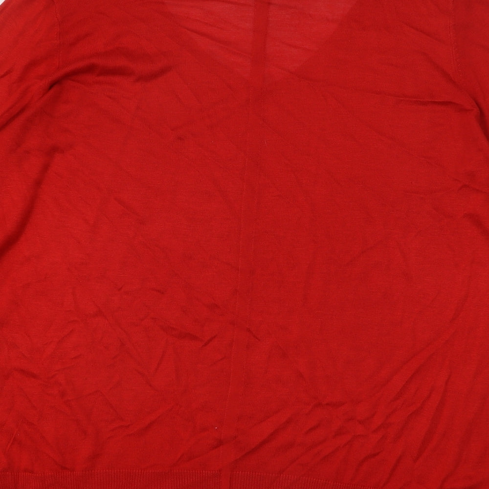 Womens UK Size 16 NEXT Red Pullover Jumper