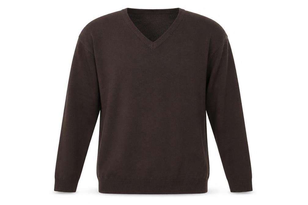 Mens UK Size L WOODVILLE Brown Pullover Jumper