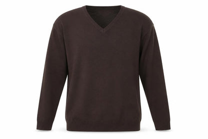 Mens UK Size L WOODVILLE Brown Pullover Jumper