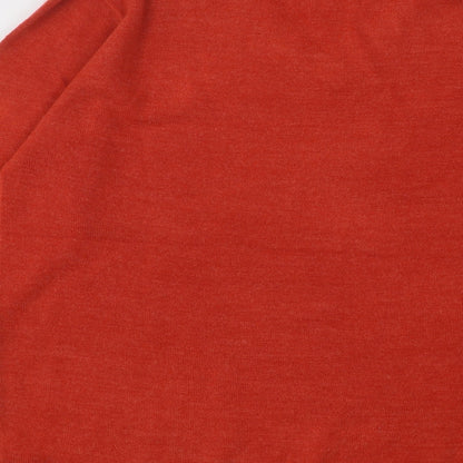 Womens UK Size L Easy Orange Pullover Jumper