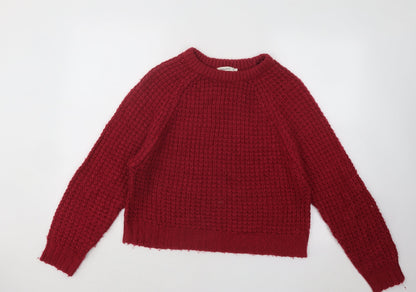 Womens UK Size S Terranova Pink Pullover Jumper