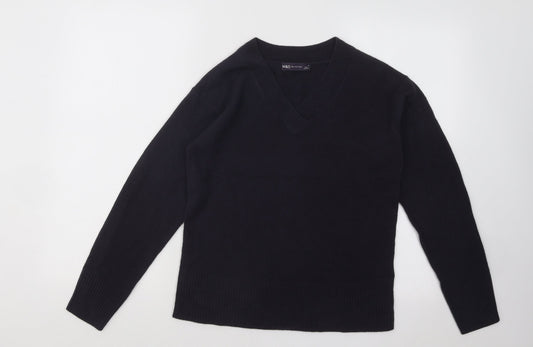 Womens UK Size 8 Marks and Spencer Blue Pullover Jumper