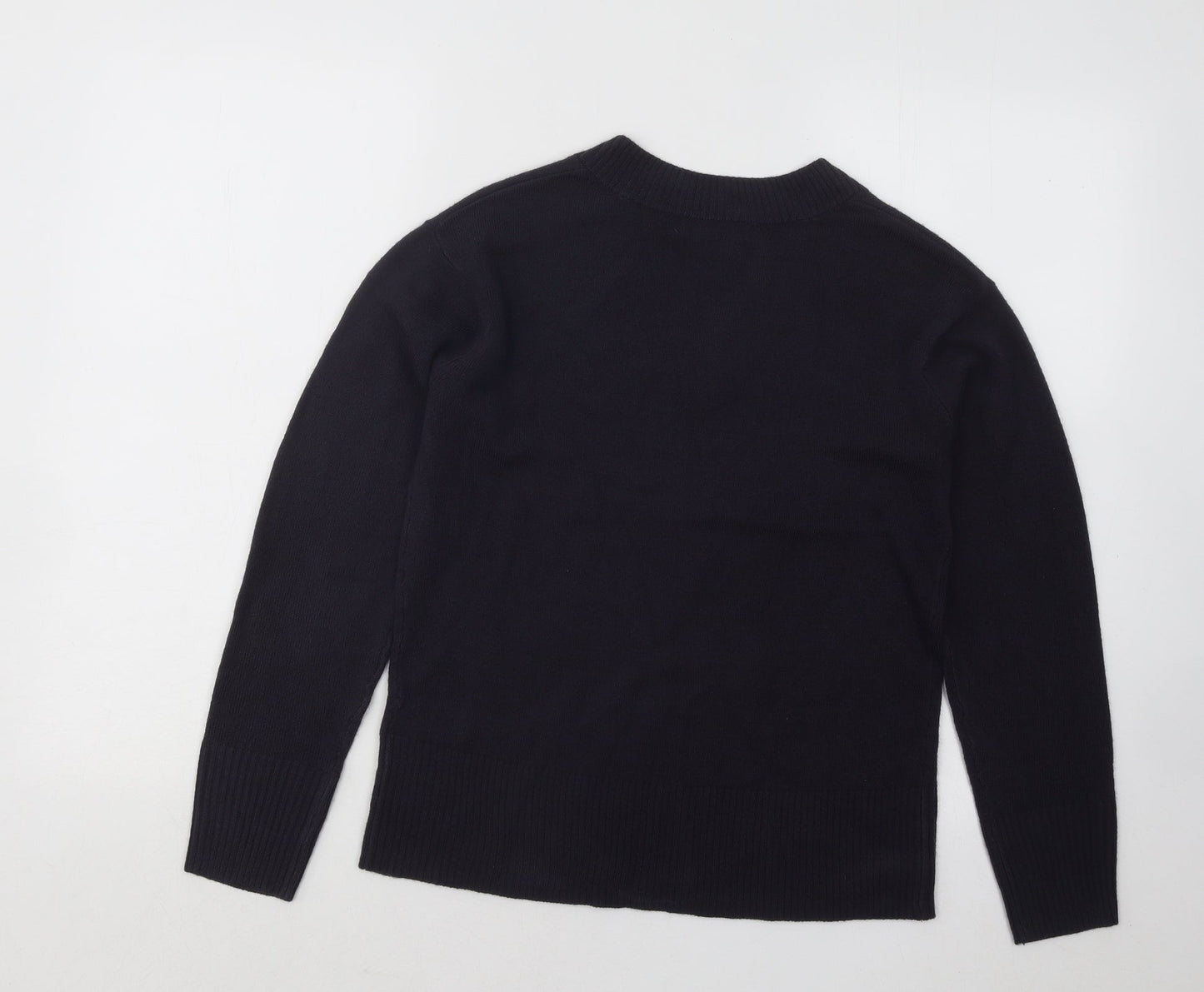 Womens UK Size 8 Marks and Spencer Blue Pullover Jumper
