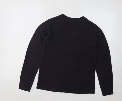 Womens UK Size 8 Marks and Spencer Blue Pullover Jumper