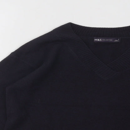 Womens UK Size 8 Marks and Spencer Blue Pullover Jumper