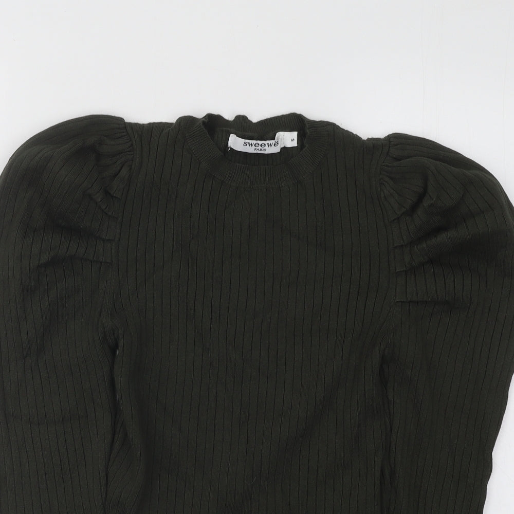 Womens UK Size S Sweewe Grey Pullover Jumper