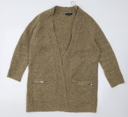 Womens UK Size S New Look Yellow Cardigan Jumper