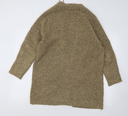 Womens UK Size S New Look Yellow Cardigan Jumper