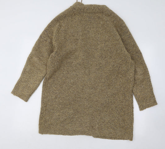 Womens UK Size S New Look Yellow Cardigan Jumper