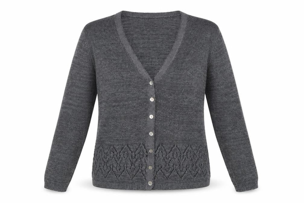 Womens UK Size 14 Compliments Grey Cardigan Jumper