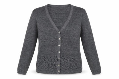Womens UK Size 14 Compliments Grey Cardigan Jumper