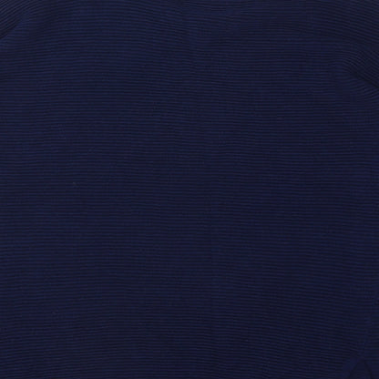 TU Womens Blue Round Neck Viscose Pullover Jumper Size 12