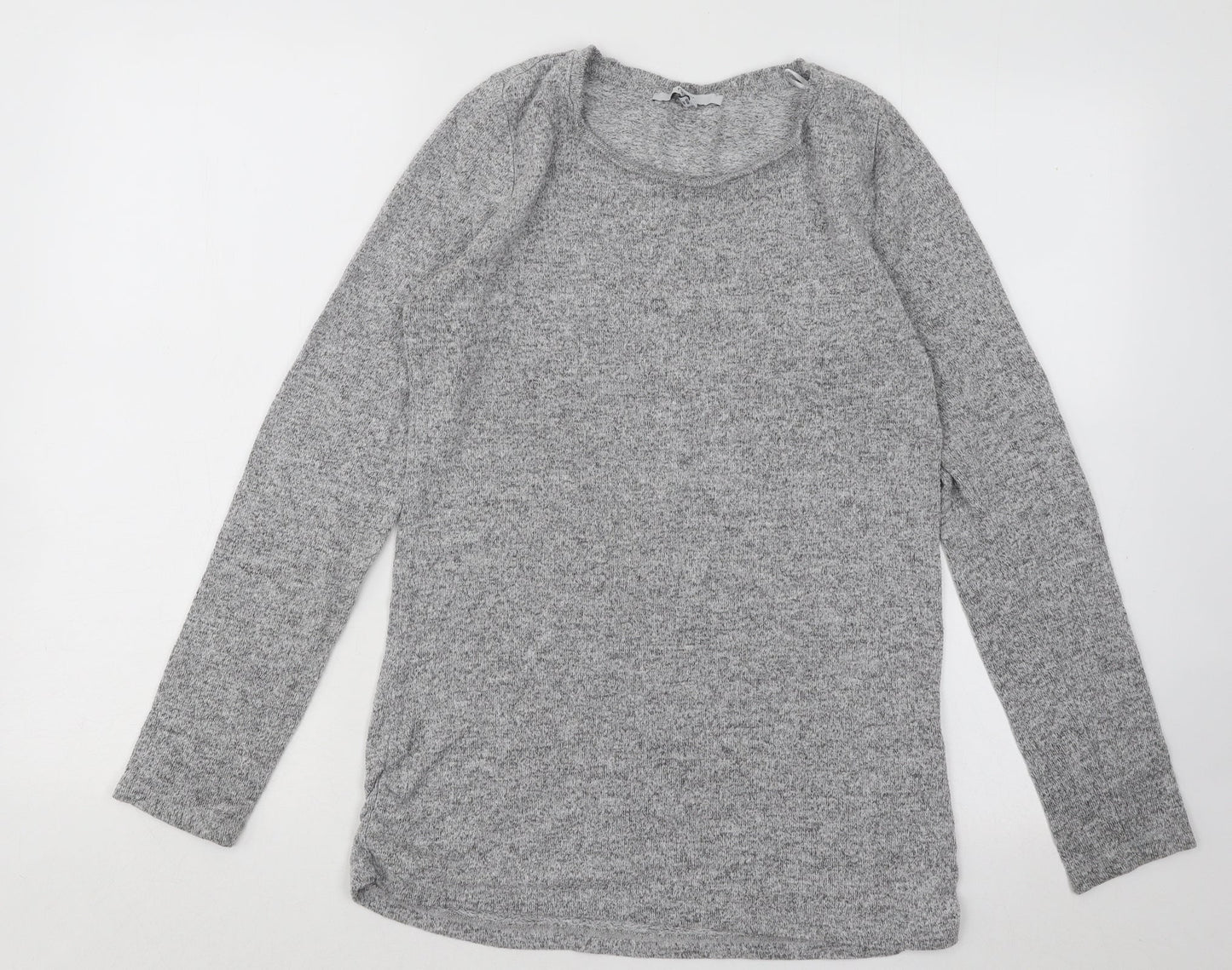 Womens UK Size 10 NEXT Grey Pullover Jumper