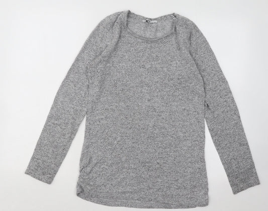 Womens UK Size 10 NEXT Grey Pullover Jumper
