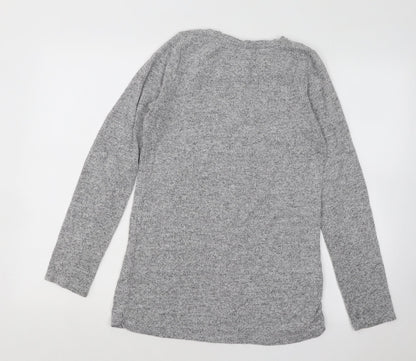 Womens UK Size 10 NEXT Grey Pullover Jumper