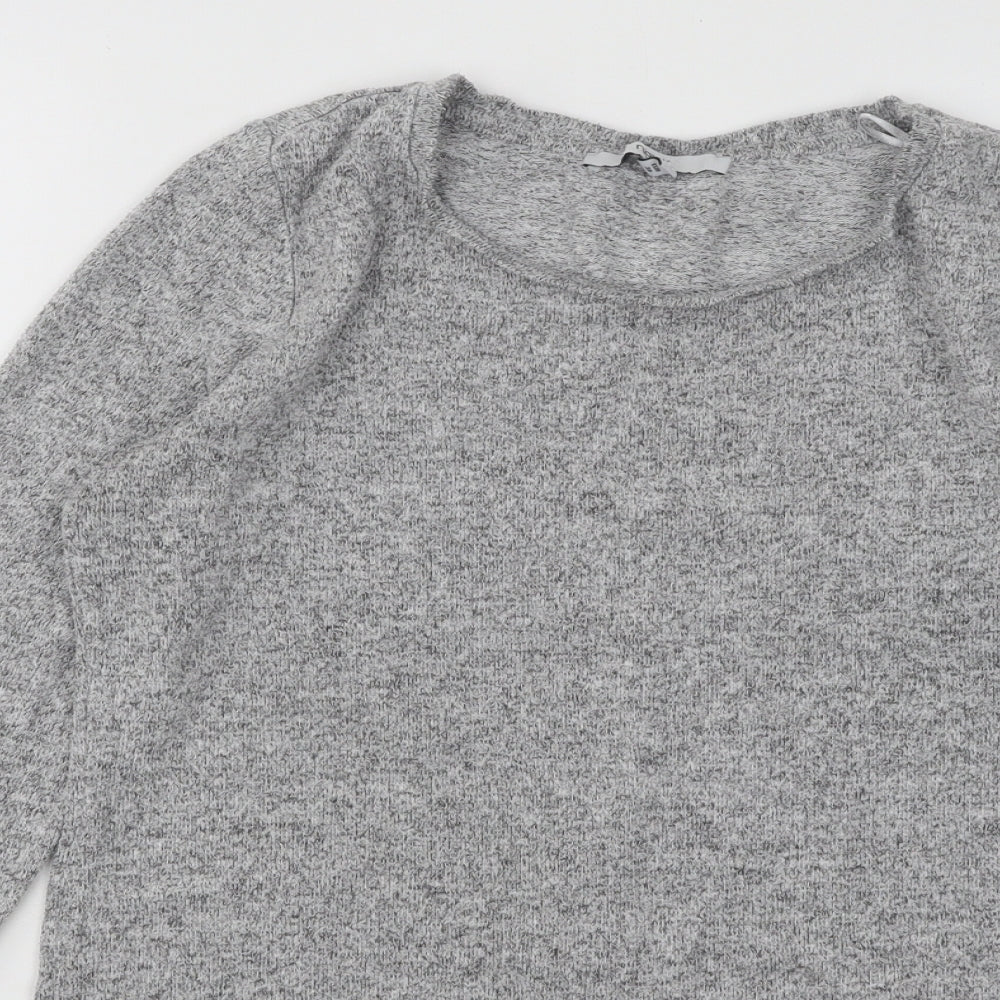 Womens UK Size 10 NEXT Grey Pullover Jumper