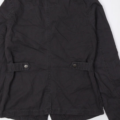 Mossimo Womens Grey Jacket Size S Snap