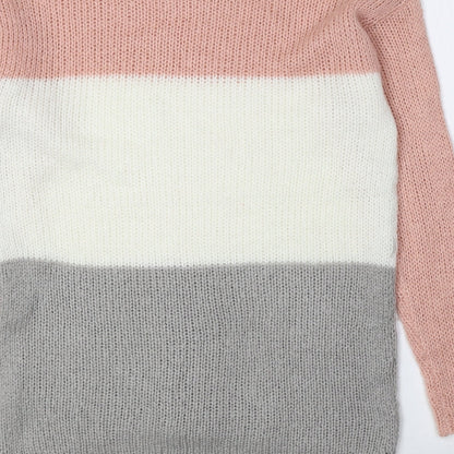 Womens UK Size 6 Select Multicoloured Pullover Jumper